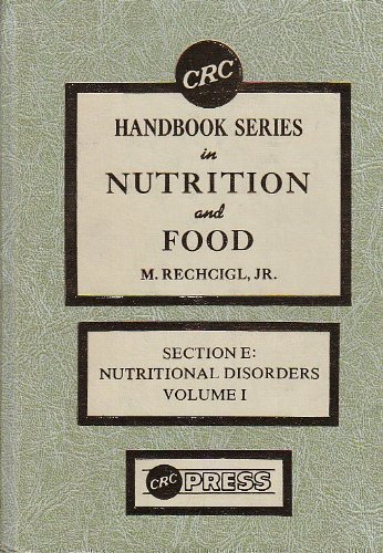 Cover of CRC Handbook Series in Nutrition and Food. Sect. E. Nutritional Disorders. Vol. 1. Effect of Nutrient Excesses and Toxicities in Animals and Man